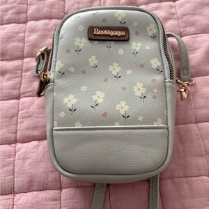 Cream Floral Crossbody Bag